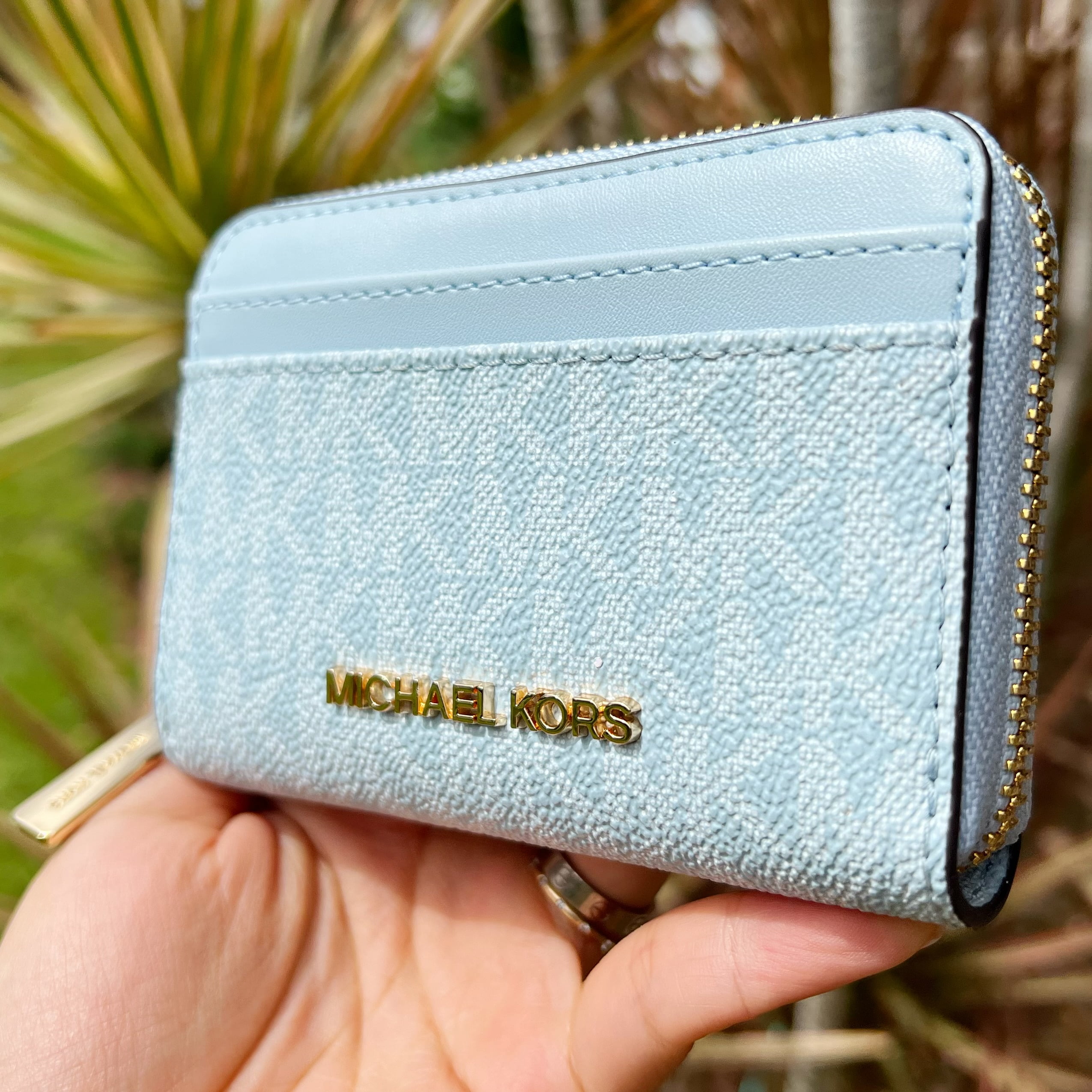 マイケルコース Michael Kors Jet Set Travel Small Top Zip Coin Pouch with ID