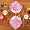 thumbnail image 4 of GZHJMY Valentine's Day Star Cloth Napkins 4 Pack - 20x20In Soft Washable Dinner Napkin Home Decor Napkin for Dinners Weddings Cocktail Kitchen Decorative Washcloths, 4 of 7