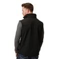 thumbnail image 2 of Roper Western Vest Mens Soft Shell Zip L Black 03-097-0782-6002 BL, 2 of 2