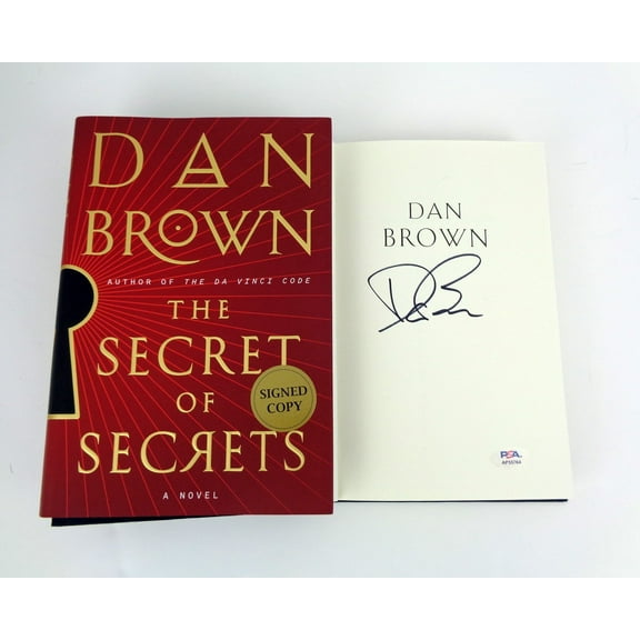 Dan Brown Signed Autograph The Secret of Secrets 1st Edition Book PSA/DNA COA A