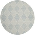 thumbnail image 4 of SAFAVIEH Montauk Caleb Geometric Diamond Cotton Area Rug, Light Blue, 3' x 5', 4 of 9