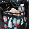 thumbnail image 6 of Easter Foldable Mini Trash Can Car Trash Can with Lid Leak-Proof Hanging Storage Bag for Car, 6 of 6