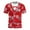 Red, variant on Mens Short Sleeve T-Shirt 3D Creative Print Crewneck Tops Valentines Day Graphic Tees Multicolor M