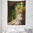 thumbnail image 1 of Medieval Decor Wall Hanging Tapestry, Streets of Tuscany Old Mediterranean Middle Age Town European High Culture Italy Photo, Bedroom Living Room Dorm Accessories, 60 X 80 Inches, by Ambesonne, 1 of 1