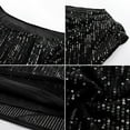 thumbnail image 4 of Haut à Paillettes pour Femme Hauts de Fête Scintillants Tenue Festive, 4 of 5