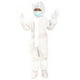 thumbnail image 1 of Security Protection Clothes Disposable Coverall Dust-Proof Nonwovens Breathable Isolation Clothes Labour Suit One-Pieces Costume for Kids, 1 of 3