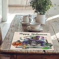 thumbnail image 2 of Halloween Themed Linen Placemat For Dining Table Kitchen And Living Room Decorative Holiday Dinner Mat Heat Downdraft Table Mat round Plate Mat Set Small Dining Set round Dinning Room Table Setting, 2 of 4