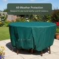 thumbnail image 3 of Covermates Fire Pit & Chair Set Cover - 58"W x 36"D x 25"H, Durable Vinyl, Water-Resistant, 3 of 7