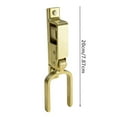 thumbnail image 3 of Instant Locking Gate Latch – Heavy-Duty One-Hand Gate Latch for Farm, Ranch & Backyard | Automatic Spring Lock, Rust-Resistant Steel, Easy Install on Wood, Metal & Pipe Gates (1PC), 3 of 7
