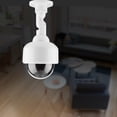 thumbnail image 3 of Cámara de seguridad simulada con forma de cúpula, cámara de seguridad falsa parpadeante, cámara con rotación de 360°, 3 of 10