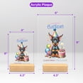 thumbnail image 5 of Happy Birthday Cute Puppy Doberman Pinscher with Cake Gifts Party Hat Acrylic Plaque Sign Ashwood Base Doberman Dog Lover Gifts Home Desk Decor - 00029, 5 of 5