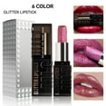 thumbnail image 4 of Metallic Lipstick, Long-Lasting Lipstick, Flashing Eye-Catching European Style Lip Makeup, Easy Application Non-Fading formula with High-Value Texture and Exquisite Packaging for Fashion Needs, 4 of 4