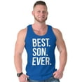 thumbnail image 3 of Best Son Ever Relatives Family Tank Top Sleeveless Tee Men Brisco Brands X, 3 of 6