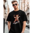 thumbnail image 1 of Mens T-Shirts,Skateboard Cat Short Sleeve T Shirts for Men Crew Neck Tees,Loose Fit Casual Men's T-Shirts for Teens Boys, 1 of 8