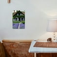 thumbnail image 3 of Vintage Tin Sign MetalPlate 8"x12" Home Wall Decor Indoor cadvlck Cottage flower beds lavender-dominated display, 3 of 8