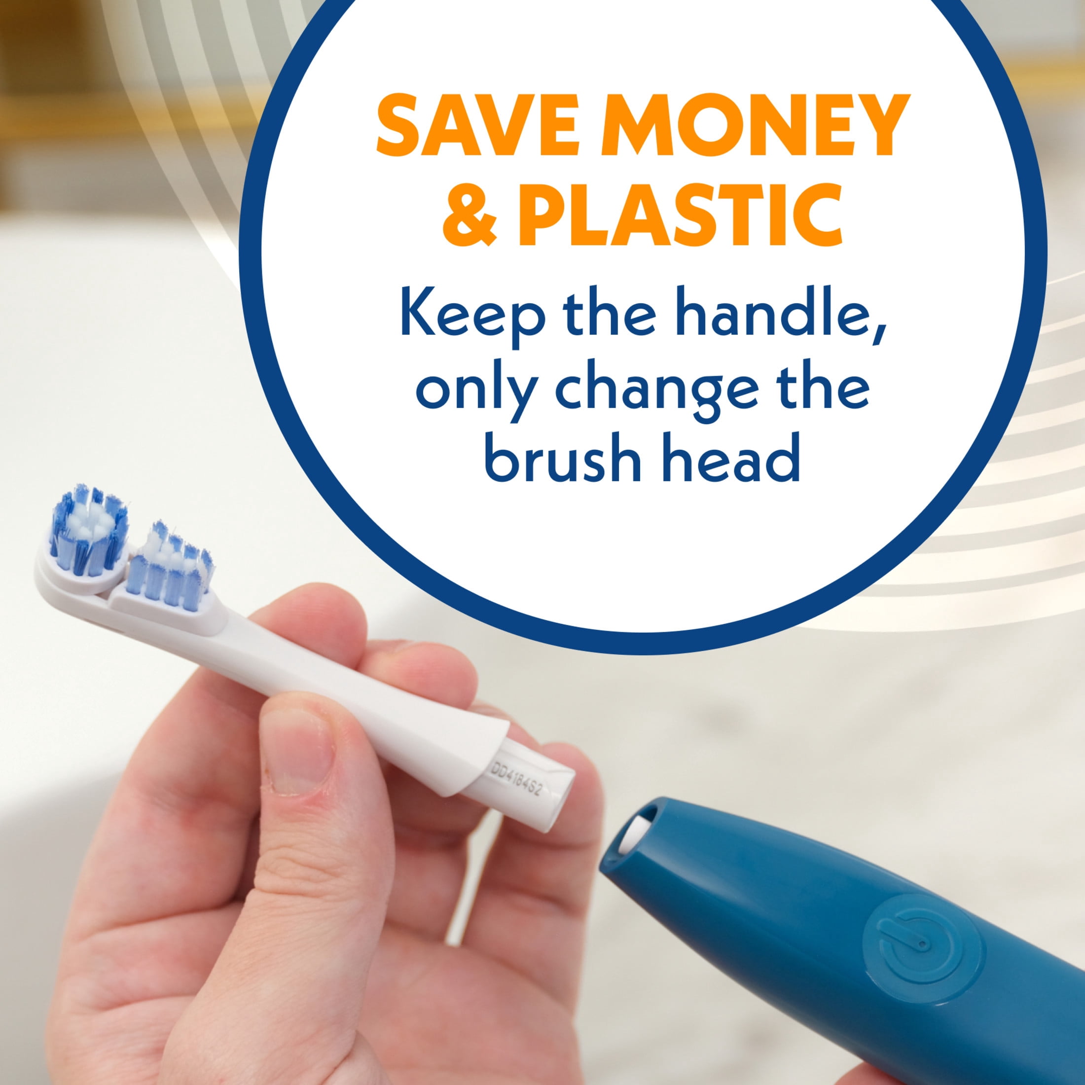 Spinbrush NEW PRO CLEAN Replacement Heads, Electric Toothbrush Refills, Soft Bristles, 4 Count