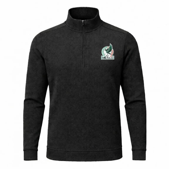 Sudadera Deportiva para Hombre FMF Mundial 2026 Brush Run Color Negro Talla G
