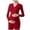 Red-1, variant on Aofany Nursing Tops for Breastfeeding Fall Pregnant Womens Nursing Solid Color Round Neck Short Sleeve Round Neck Breastfeeding Blouse