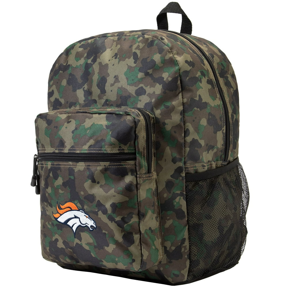 NFL Denver Broncos "Daybreak" Backpack, 17" x 7.5" x 12.5" Camo