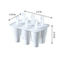thumbnail image 3 of Latrodar Popsicles Molds - Ice-Molds, Easy Release Ice Cream, Reusable Popsicle Stick With For Homemade Popsicles & Ice Cream White Decorative, 3 of 5