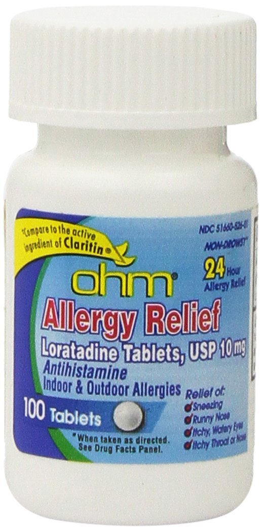 Generic Claritin Loratadine (10mg) 100 Tablets