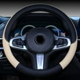 thumbnail image 1 of Universal Non slip D-shaped Round Breathable Car Steering Wheel Cover Lot U5, 1 of 1