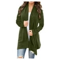thumbnail image 1 of Cardigan Ouvert pour Femmes Manches Longues Léger Cardigan en Tricot Habillé Veste Décontractée d'Automne, 1 of 6