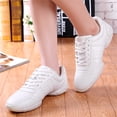 thumbnail image 5 of LASUDRAA Women's Cheerleading Shoes, Girl's White Cheer Shoes with Soft-Soled for Training, Dancing, Yoga, 5 of 7