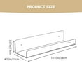 thumbnail image 2 of OUNONA 1 Set of Wall-mounted Storage Racks Acrylic Organizing for Household Users, 2 of 8