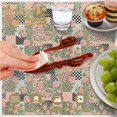 thumbnail image 6 of Pioneer Flower Floral Print Pattern Round Tablecloth 60 X 60 Inch, Wrinkle Resistant Wipeable Table Cloth for Kitchen Dining Picnic Patio Party, 6 of 6