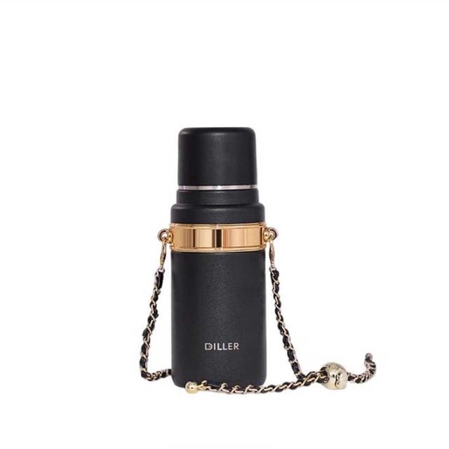 Inteprter Vacío de paja 3 en 1 Boca ancha ml Elegante Color sólido Chicas Damas Viajar Compras Aspira Botella de agua Teteras Negro