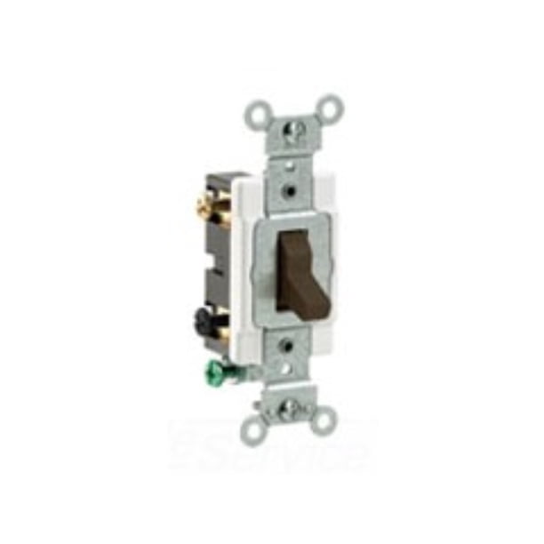 Leviton CS220-2 20-Amp, 120/277-Volt, Toggle Double-Pole AC Quiet ...