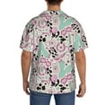 thumbnail image 3 of KLL West Cowgirl Disco Print Men's Shirt Short Sleeve Button Down Summer Cuba Beach Shirts- 4X-Large, 3 of 5