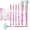 green brush, variant on Makeup for Girls,Glitter Unicorn Foundation Fan Blush Lip Highlight Eye shadow Eyebrow Brushes Set with Liquid Flows and Case for Girls Teen Women as Present