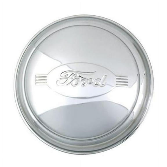 Stainless Steel Hubcap, Fits 1942 Ford Passenger Car
