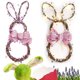 thumbnail image 2 of XWQ Colgante decorativo de Pascua con Bowknot Rattan Conejo creativo Conejito LED Signo de colgante Decoración de la casa XWQ 715087949, 2 of 6