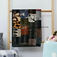 thumbnail image 5 of Handmade Vintage Silk Sari Patchwork Kantha bedding Patch Throw Blanket, 5 of 5