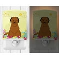 thumbnail image 2 of Caroline's Treasures BB6082CNL Easter Eggs Briard Brown Ceramic Night Light, 6x4x3", multicolor, 2 of 2
