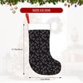 thumbnail image 4 of Balery Cool Skull Love Pattern Christmas Stockings with Initials, 18" Large Knit Christmas Stocking,Xmas Stocking for Kids, Holiday and Family Stocking, 4 of 7