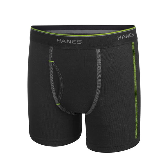 Boys' Comfort Flex Waistband Sport Styling Boxer Briefs 5 Pack