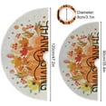 thumbnail image 3 of FMSHPON Thanksgiving Autumn Leaves Xmas Christmas Tree Skirt Stand Mat for Holiday Party Decoration Indoor Outdoor 36 inches, 3 of 6