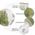 thumbnail image 6 of Sage Green Gold Waterproof Fabric Shower Curtain,Aesthetics Flower Boho Watercolor Art Waterproof Fabric Shower Curtain for Bathroom Curtains Bathtubs Shower Curtains with 12 Hooks Small 36x72in, 6 of 8