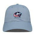 thumbnail image 2 of Men's Levelwear Gray Columbus Blue Jackets Matrix Adjustable Hat, 2 of 4