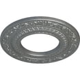 thumbnail image 3 of Ekena Millwork 8 1/8"OD x 4 1/8"ID x 1/2"P Andrea Ceiling Medallion (Fits Canopies up to 4 1/8"), Hand-Painted Platinum, 3 of 6