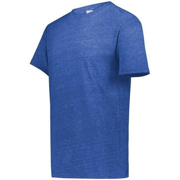 Augusta Sportswear 6960.U55.L Youth All-Day Core Basic Tri-Blend T-Shirt, Royal Heather - Large