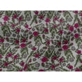 thumbnail image 4 of oneOone Viscose Jersey Fabric Leaves & Floral Block Printed Fabric 1 Yard 60 Inch Wide, 4 of 5