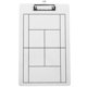 thumbnail image 1 of Tennis Dry Erase Board Tennis Coaching Board Competition Strategy Board Tennis Clipboard, 1 of 2