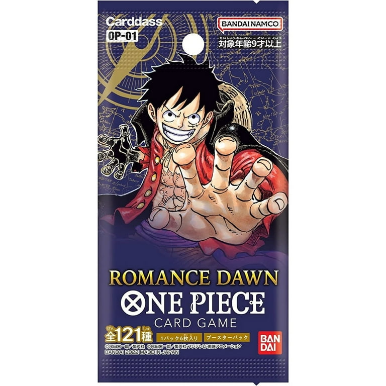 Bandai One Piece TCG: Romance Dawn Carddass Booster Pack Bandai One Piece TCG: Romance Dawn Carddass Booster Pack