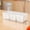 WHITE, variant on 1 Set of Food Storage Containers Square Transparent Compartments for Refrigerators, Salad, Fruit, Vegetable And Condiment Boxes