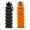 2PK Black-Orange, variant on BEQU 550ml/18 Fl Oz Collapsible Silicone Water Bottle, Reusable, BPA Free, Dishwasher-Safe, Portable, Leak Proof, Use for Home Office Sports Travel Gym Camping Hiking (4PK Black-Orange)